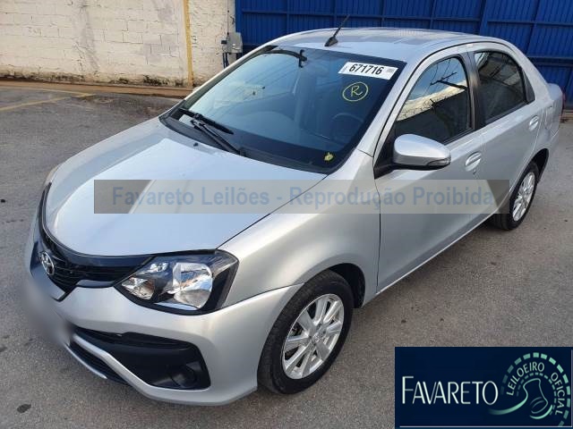 TOYOTA ETIOS SEDA X PLUS AT 1.5 16V DUAL VVT-I 2020